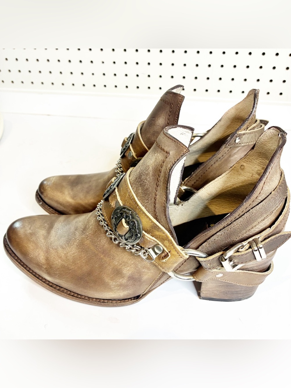 Freebird | Mystic Silver Chain Boot Ankle Boots